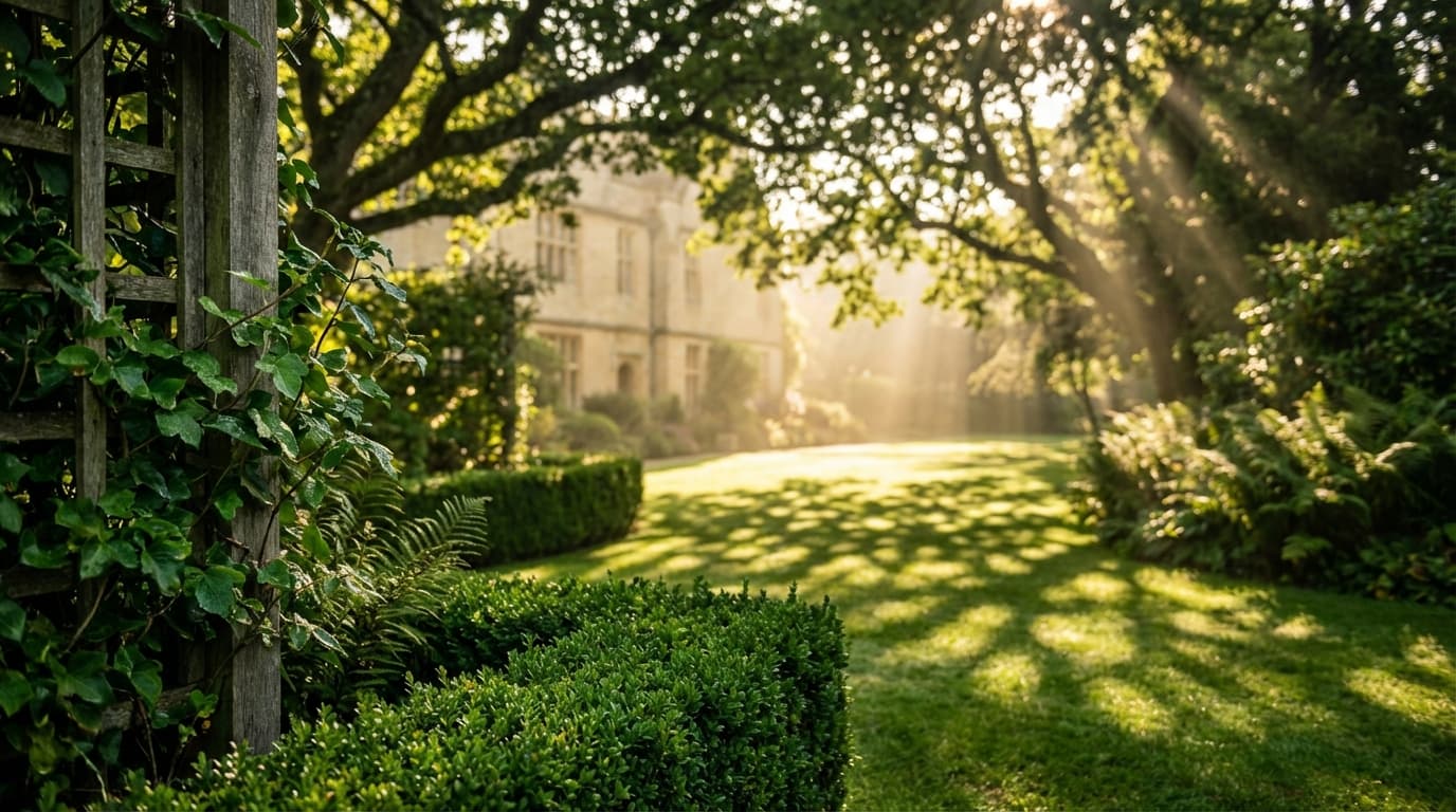 Permaculture property with water harvesting and diverse plantings
